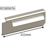 ECIS05076 Parkray LEFT Side Plate  |  Aspect 5 Slimline  |  Aspect 8 Slimline